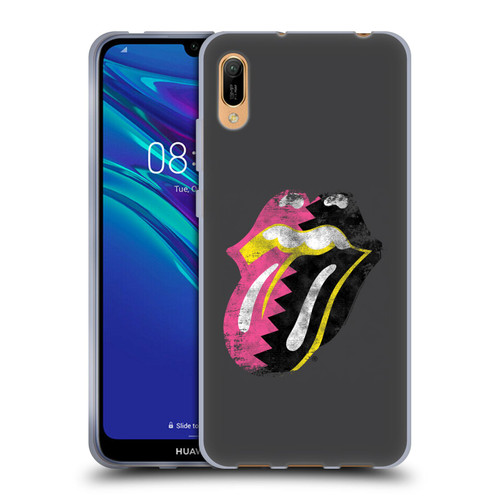 The Rolling Stones Albums Girls Pop Art Tongue Solo Soft Gel Case for Huawei Y6 Pro (2019)