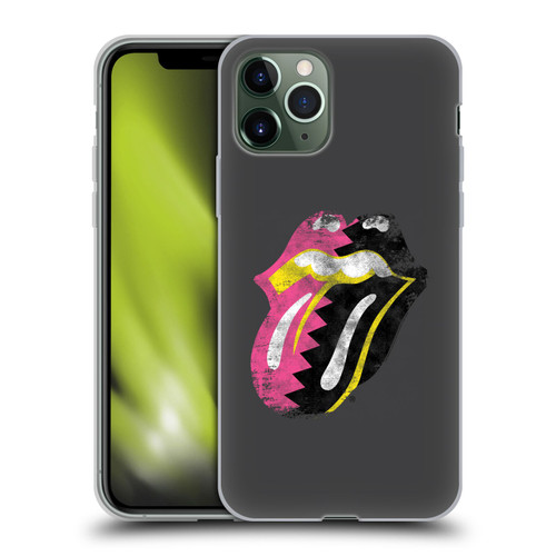 The Rolling Stones Albums Girls Pop Art Tongue Solo Soft Gel Case for Apple iPhone 11 Pro