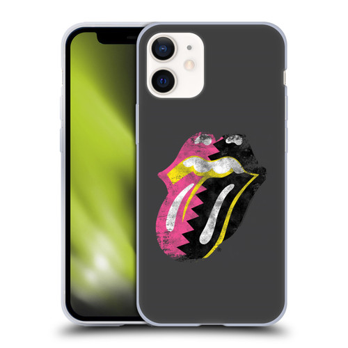 The Rolling Stones Albums Girls Pop Art Tongue Solo Soft Gel Case for Apple iPhone 12 Mini