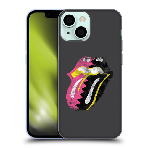 The Rolling Stones Albums Girls Pop Art Tongue Solo Soft Gel Case for Apple iPhone 13 Mini
