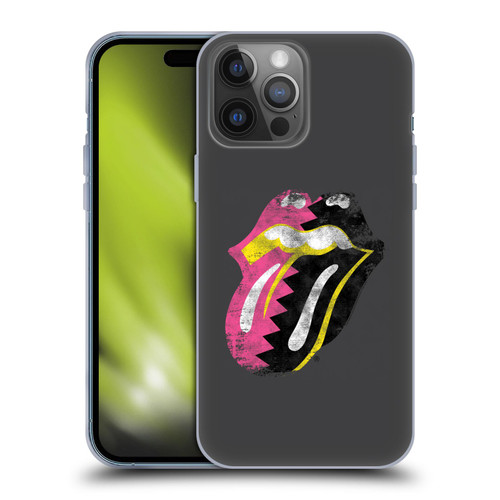 The Rolling Stones Albums Girls Pop Art Tongue Solo Soft Gel Case for Apple iPhone 14 Pro Max