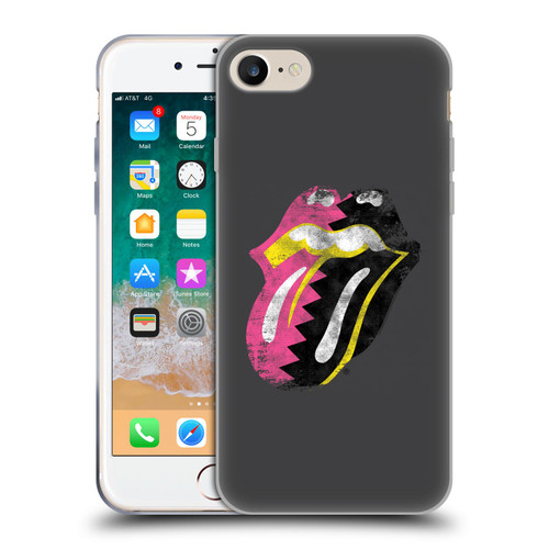 The Rolling Stones Albums Girls Pop Art Tongue Solo Soft Gel Case for Apple iPhone 7 / 8 / SE 2020 & 2022