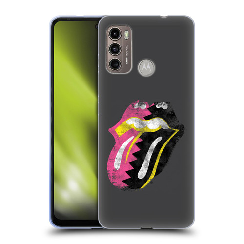 The Rolling Stones Albums Girls Pop Art Tongue Solo Soft Gel Case for Motorola Moto G60 / Moto G40 Fusion