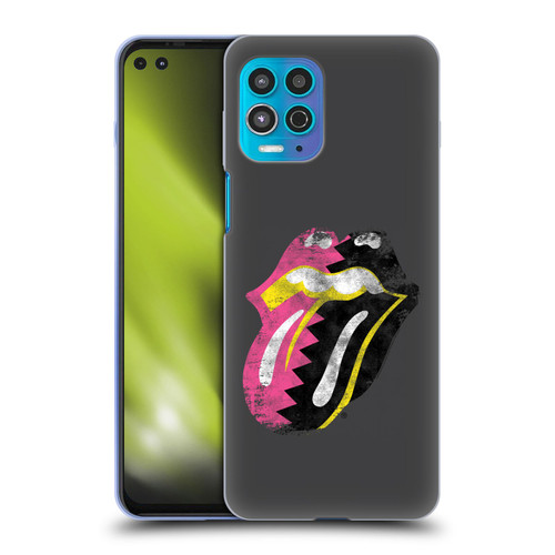 The Rolling Stones Albums Girls Pop Art Tongue Solo Soft Gel Case for Motorola Moto G100