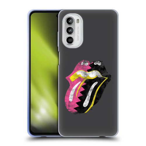 The Rolling Stones Albums Girls Pop Art Tongue Solo Soft Gel Case for Motorola Moto G52