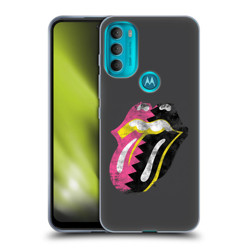 The Rolling Stones Albums Girls Pop Art Tongue Solo Soft Gel Case for Motorola Moto G71 5G
