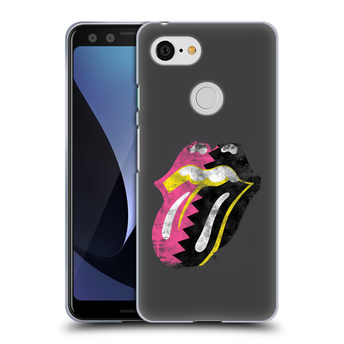 The Rolling Stones Albums Girls Pop Art Tongue Solo Soft Gel Case for Google Pixel 3