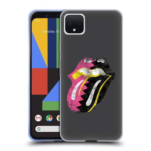 The Rolling Stones Albums Girls Pop Art Tongue Solo Soft Gel Case for Google Pixel 4 XL