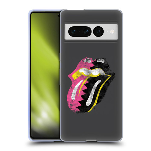 The Rolling Stones Albums Girls Pop Art Tongue Solo Soft Gel Case for Google Pixel 7 Pro