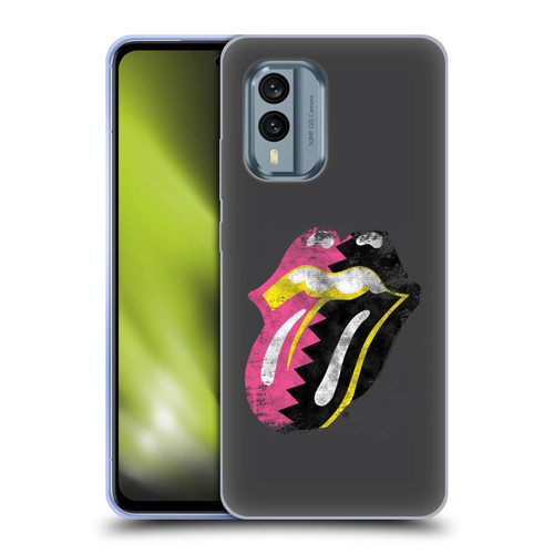 The Rolling Stones Albums Girls Pop Art Tongue Solo Soft Gel Case for Nokia X30