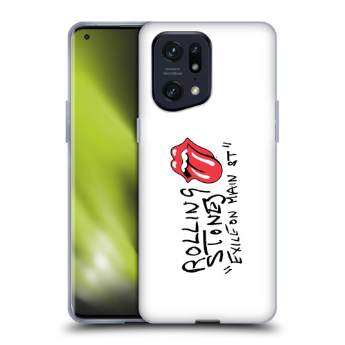 The Rolling Stones Albums Exile On Main St. Soft Gel Case for OPPO Find X5 Pro