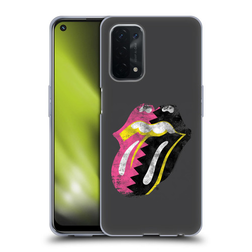 The Rolling Stones Albums Girls Pop Art Tongue Solo Soft Gel Case for OPPO A54 5G