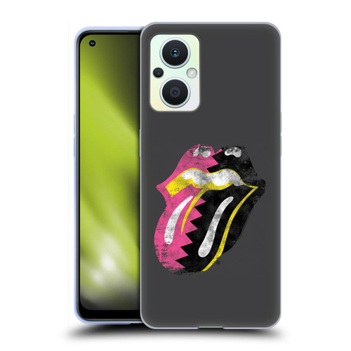 The Rolling Stones Albums Girls Pop Art Tongue Solo Soft Gel Case for OPPO Reno8 Lite