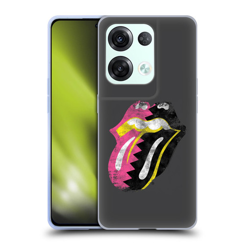 The Rolling Stones Albums Girls Pop Art Tongue Solo Soft Gel Case for OPPO Reno8 Pro