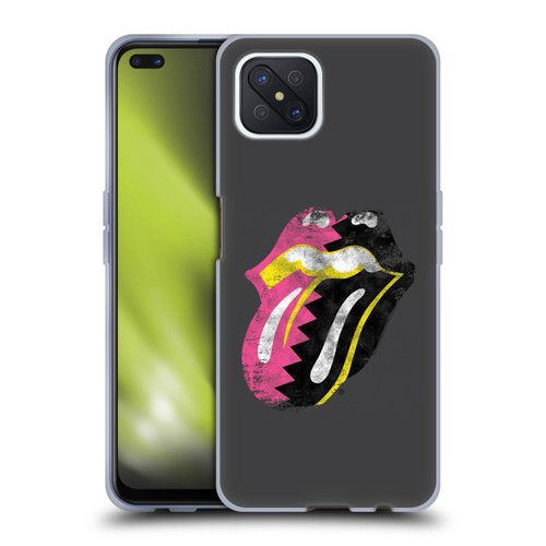 The Rolling Stones Albums Girls Pop Art Tongue Solo Soft Gel Case for OPPO Reno4 Z 5G