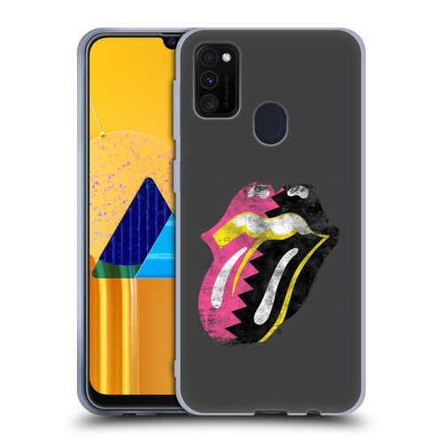 The Rolling Stones Albums Girls Pop Art Tongue Solo Soft Gel Case for Samsung Galaxy M30s (2019)/M21 (2020)