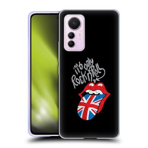 The Rolling Stones Albums Only Rock And Roll Distressed Soft Gel Case for Xiaomi 12 Lite