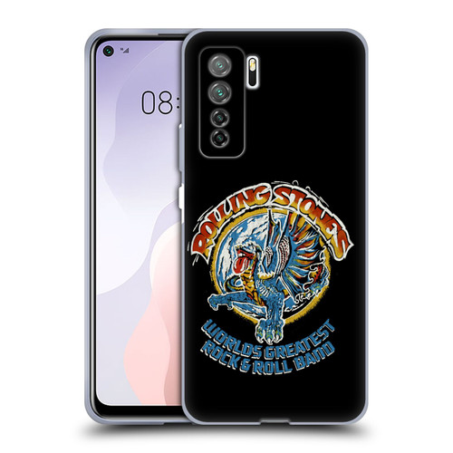 The Rolling Stones Graphics Greatest Rock And Roll Band Soft Gel Case for Huawei Nova 7 SE/P40 Lite 5G
