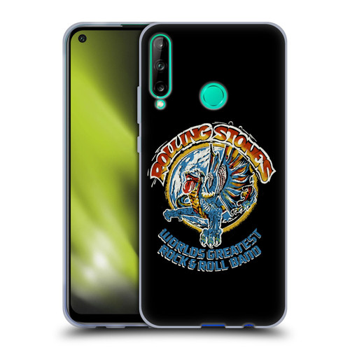 The Rolling Stones Graphics Greatest Rock And Roll Band Soft Gel Case for Huawei P40 lite E
