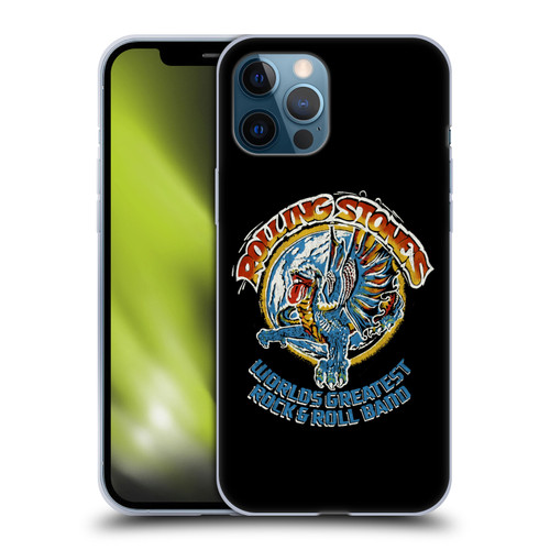The Rolling Stones Graphics Greatest Rock And Roll Band Soft Gel Case for Apple iPhone 12 Pro Max