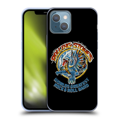 The Rolling Stones Graphics Greatest Rock And Roll Band Soft Gel Case for Apple iPhone 13