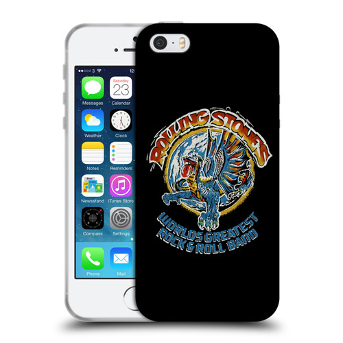 The Rolling Stones Graphics Greatest Rock And Roll Band Soft Gel Case for Apple iPhone 5 / 5s / iPhone SE 2016