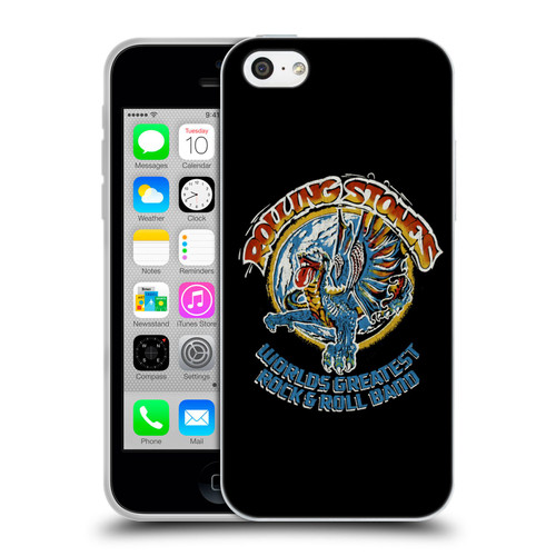 The Rolling Stones Graphics Greatest Rock And Roll Band Soft Gel Case for Apple iPhone 5c