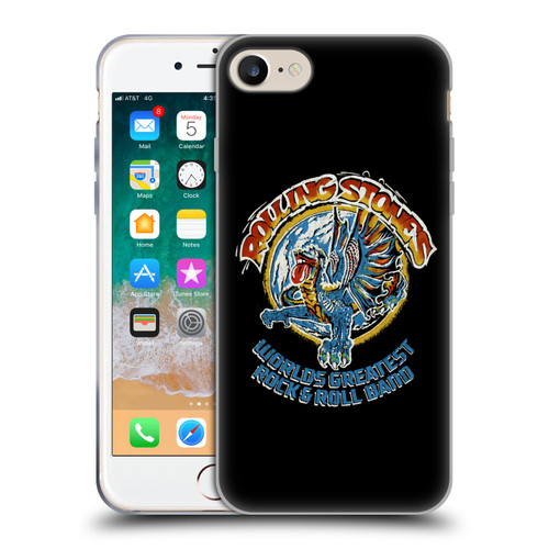 The Rolling Stones Graphics Greatest Rock And Roll Band Soft Gel Case for Apple iPhone 7 / 8 / SE 2020 & 2022