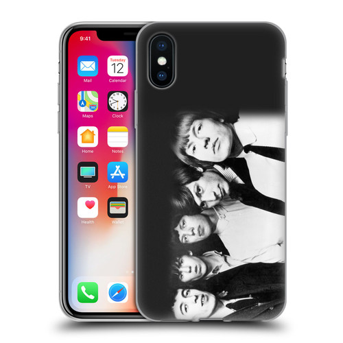 The Rolling Stones Graphics Classic Group Photo Soft Gel Case for Apple iPhone X / iPhone XS