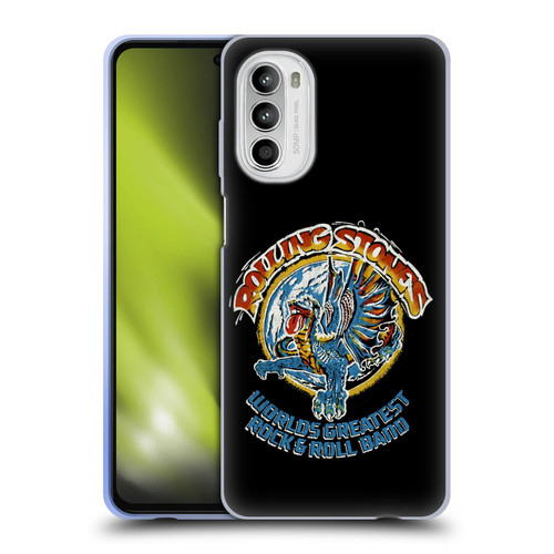 The Rolling Stones Graphics Greatest Rock And Roll Band Soft Gel Case for Motorola Moto G52