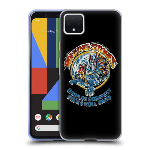 The Rolling Stones Graphics Greatest Rock And Roll Band Soft Gel Case for Google Pixel 4 XL