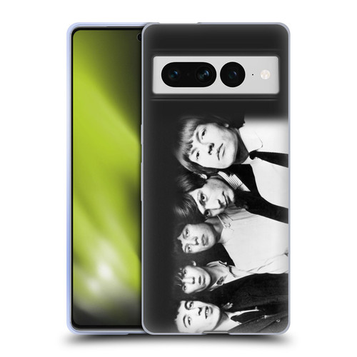 The Rolling Stones Graphics Classic Group Photo Soft Gel Case for Google Pixel 7 Pro