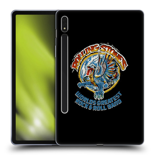 The Rolling Stones Graphics Greatest Rock And Roll Band Soft Gel Case for Samsung Galaxy Tab S8