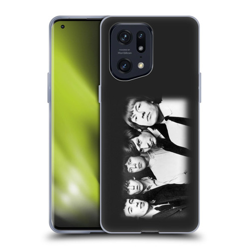 The Rolling Stones Graphics Classic Group Photo Soft Gel Case for OPPO Find X5 Pro