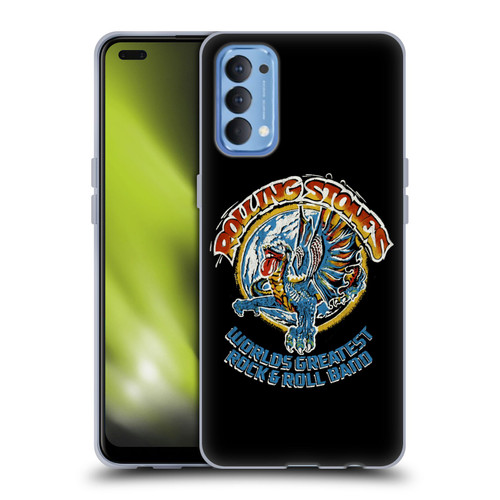 The Rolling Stones Graphics Greatest Rock And Roll Band Soft Gel Case for OPPO Reno 4 5G