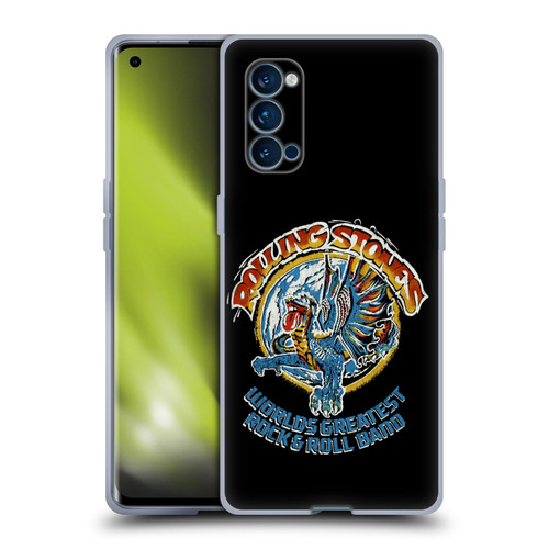 The Rolling Stones Graphics Greatest Rock And Roll Band Soft Gel Case for OPPO Reno 4 Pro 5G
