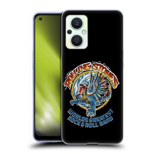 The Rolling Stones Graphics Greatest Rock And Roll Band Soft Gel Case for OPPO Reno8 Lite