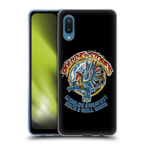 The Rolling Stones Graphics Greatest Rock And Roll Band Soft Gel Case for Samsung Galaxy A02/M02 (2021)