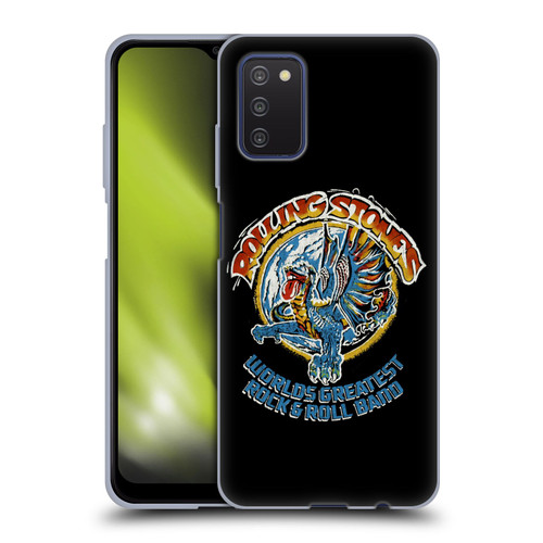 The Rolling Stones Graphics Greatest Rock And Roll Band Soft Gel Case for Samsung Galaxy A03s (2021)
