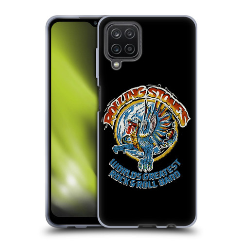 The Rolling Stones Graphics Greatest Rock And Roll Band Soft Gel Case for Samsung Galaxy A12 (2020)