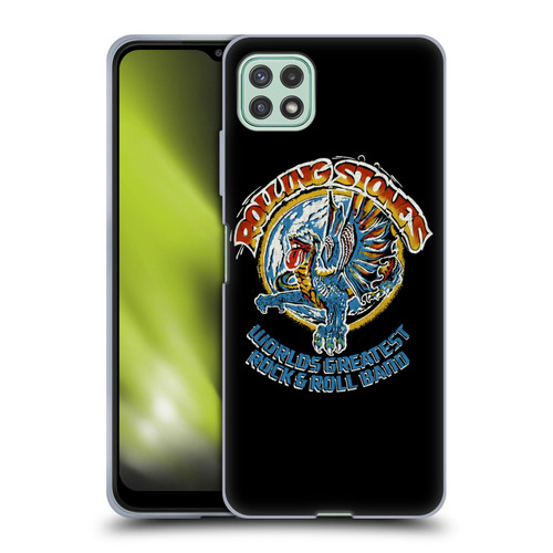 The Rolling Stones Graphics Greatest Rock And Roll Band Soft Gel Case for Samsung Galaxy A22 5G / F42 5G (2021)