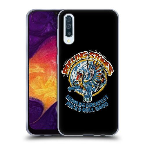 The Rolling Stones Graphics Greatest Rock And Roll Band Soft Gel Case for Samsung Galaxy A50/A30s (2019)