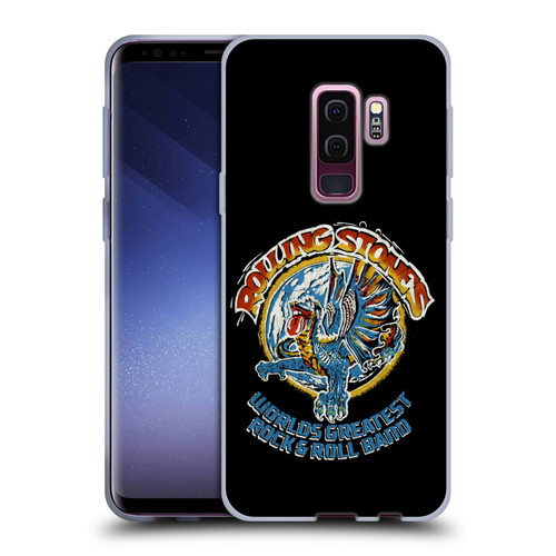 The Rolling Stones Graphics Greatest Rock And Roll Band Soft Gel Case for Samsung Galaxy S9+ / S9 Plus