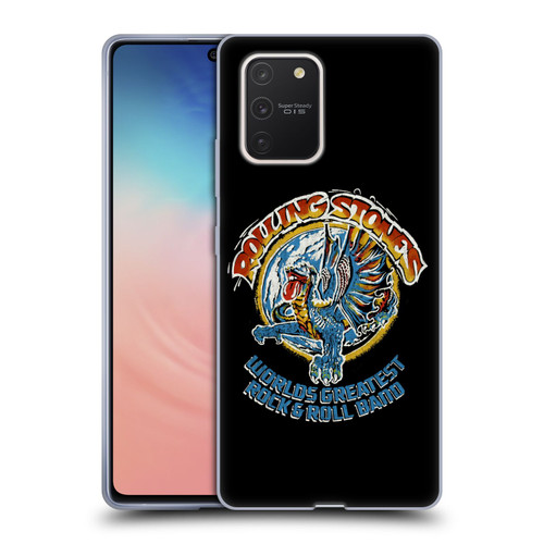 The Rolling Stones Graphics Greatest Rock And Roll Band Soft Gel Case for Samsung Galaxy S10 Lite