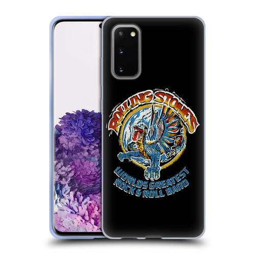The Rolling Stones Graphics Greatest Rock And Roll Band Soft Gel Case for Samsung Galaxy S20 / S20 5G