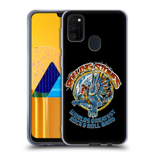 The Rolling Stones Graphics Greatest Rock And Roll Band Soft Gel Case for Samsung Galaxy M30s (2019)/M21 (2020)