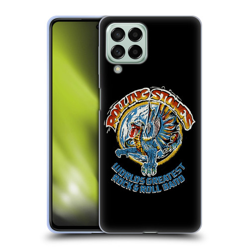 The Rolling Stones Graphics Greatest Rock And Roll Band Soft Gel Case for Samsung Galaxy M53 (2022)