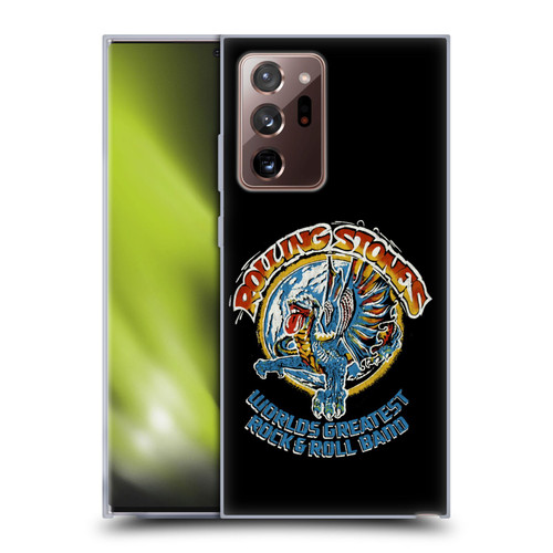 The Rolling Stones Graphics Greatest Rock And Roll Band Soft Gel Case for Samsung Galaxy Note20 Ultra / 5G