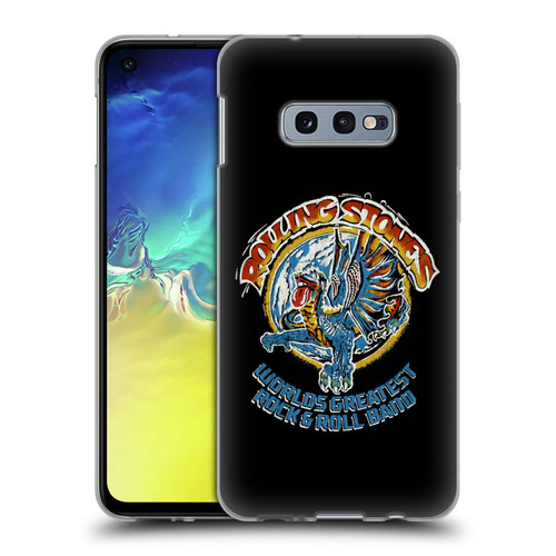 The Rolling Stones Graphics Greatest Rock And Roll Band Soft Gel Case for Samsung Galaxy S10e