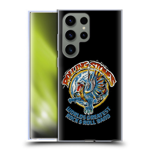 The Rolling Stones Graphics Greatest Rock And Roll Band Soft Gel Case for Samsung Galaxy S23 Ultra 5G